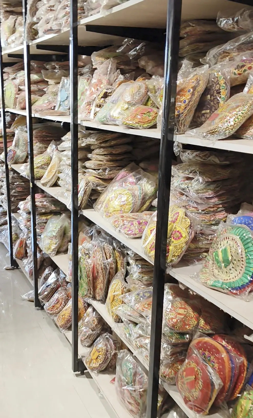 Clean and hygienic warehouse of Krishna's Opulence.